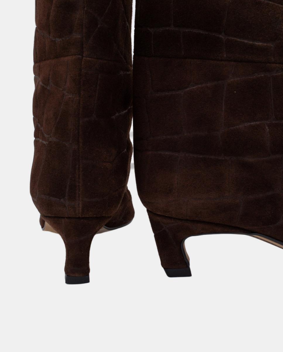 Botins de salto Castanho-chocolate-4