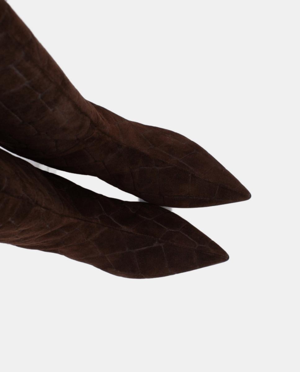 Botins de salto Castanho-chocolate-5