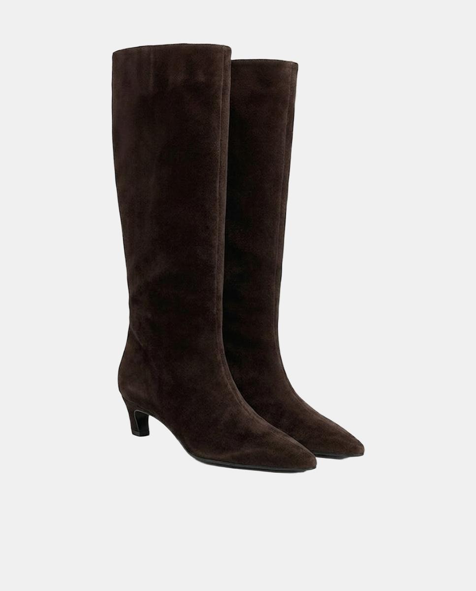 Botas em Croute Soft Castanho-2