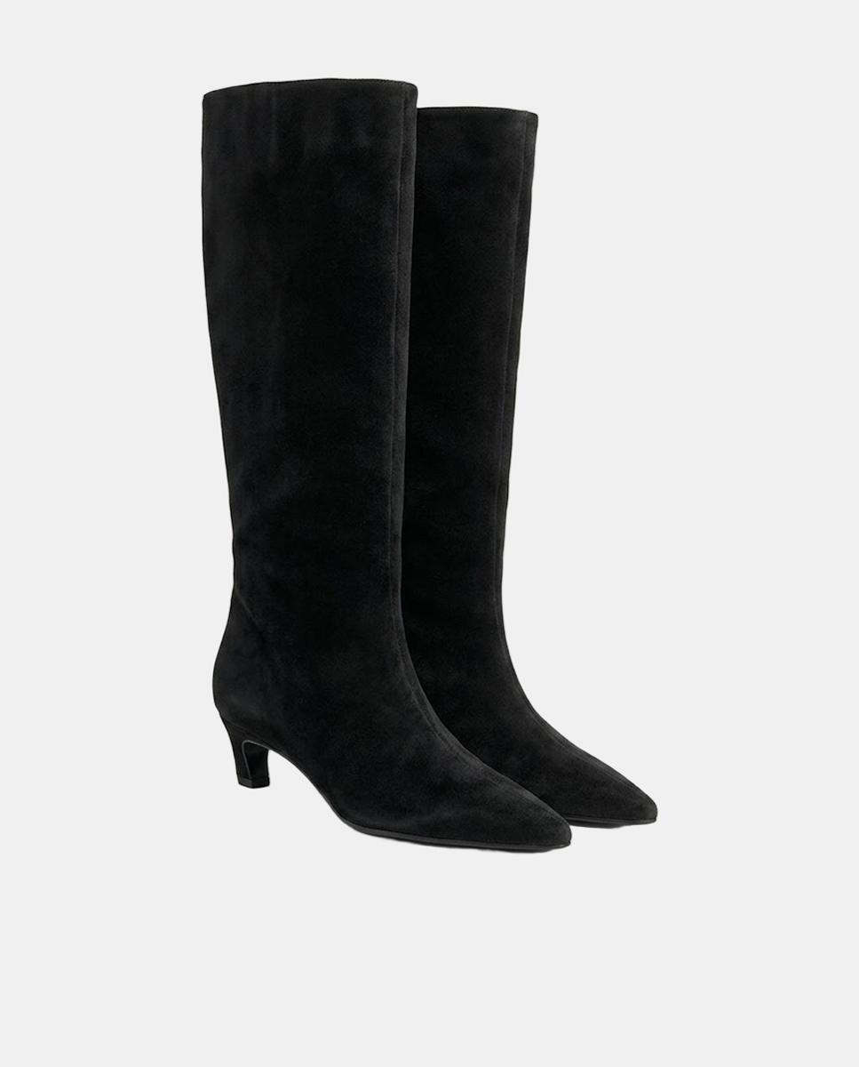 Botas em Croute Soft Pretos-2