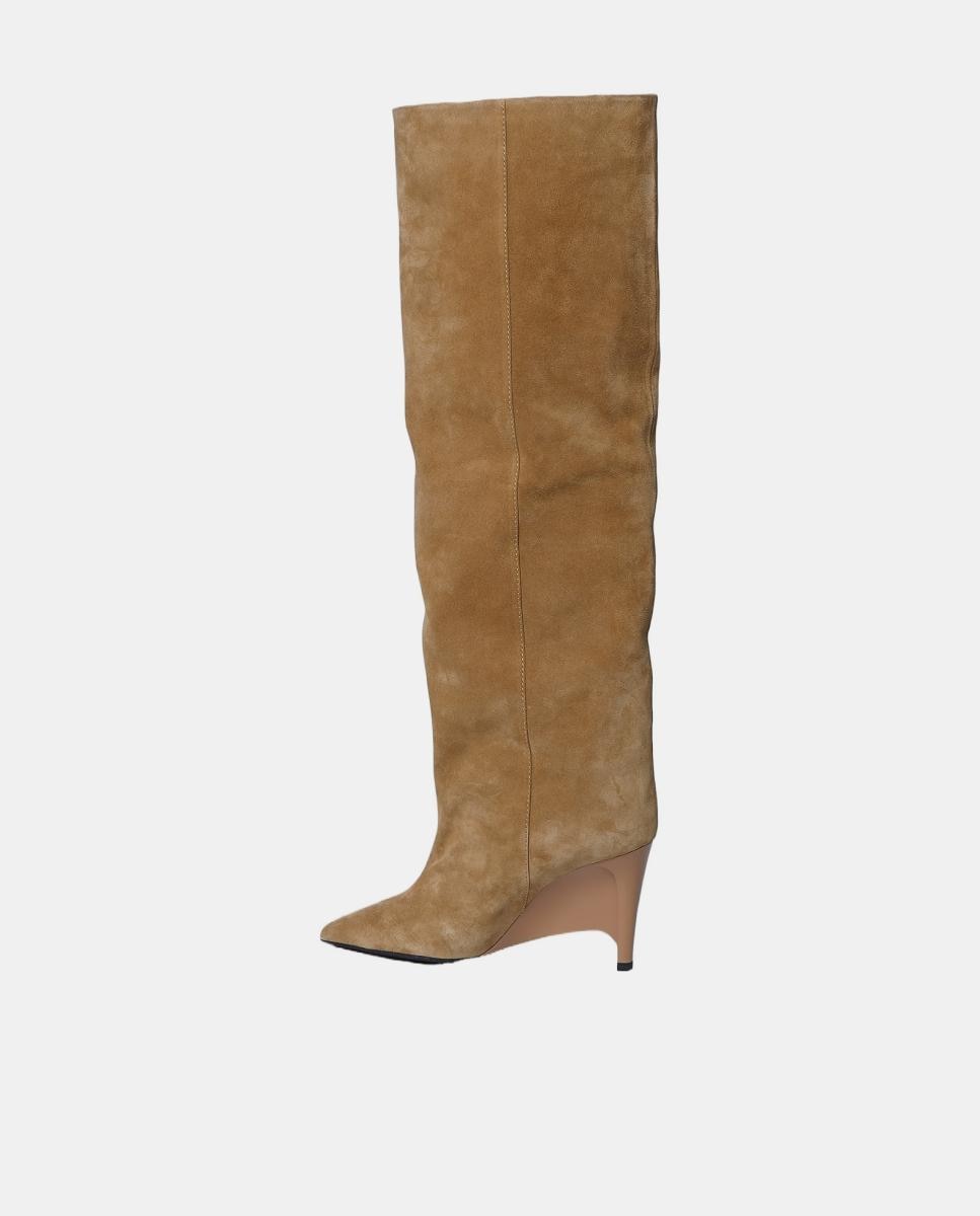 Botas Altas – Castanho Suede Castanho-claro-3