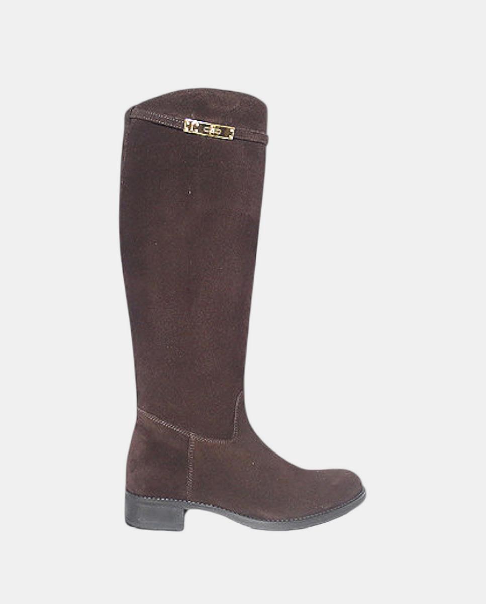 Imagem 0 de Botas Lisas Basket com Detalhe Metálico