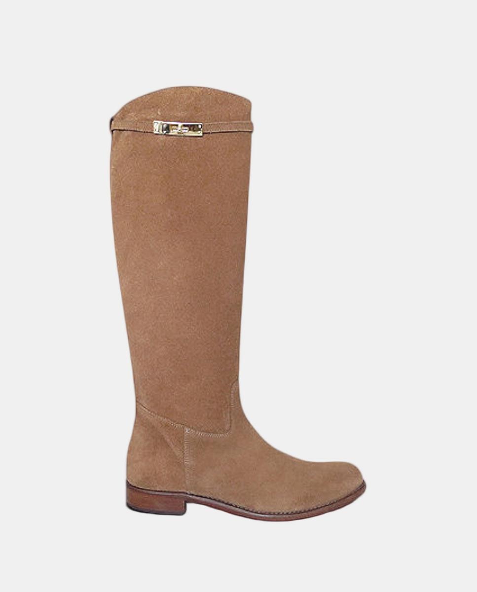 Imagem 0 de Botas Lisas Basket com Detalhe Metálico