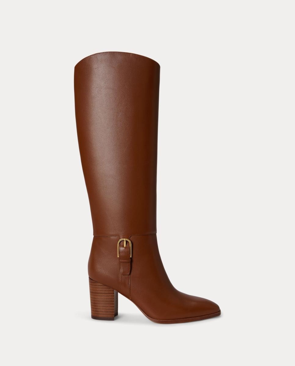 Imagen 0 de Bota alta de tacón Rlyn de mujer de piel Cuero
