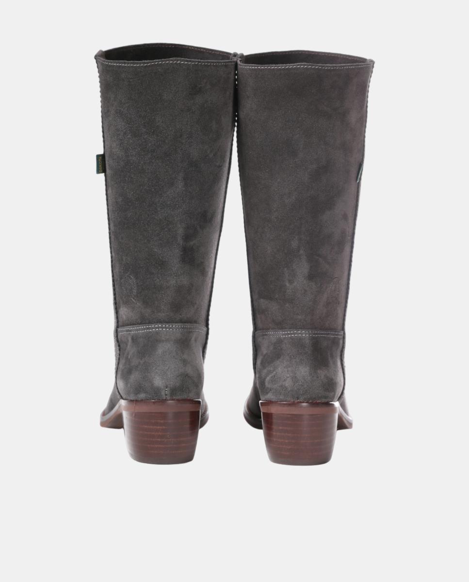 Botins com Bordados em Tiras. Cinzentos-2