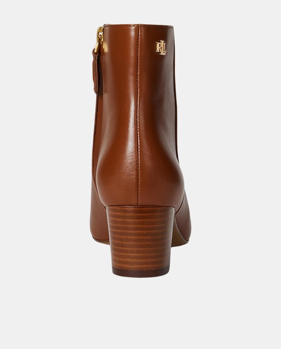 Botins Demi em Pele Couro-3