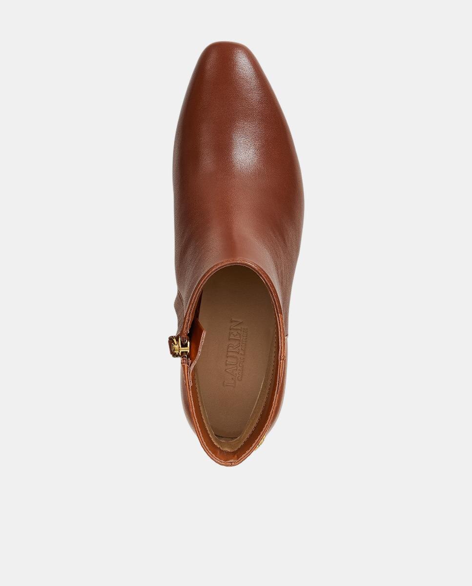 Botins Demi em Pele Couro-4