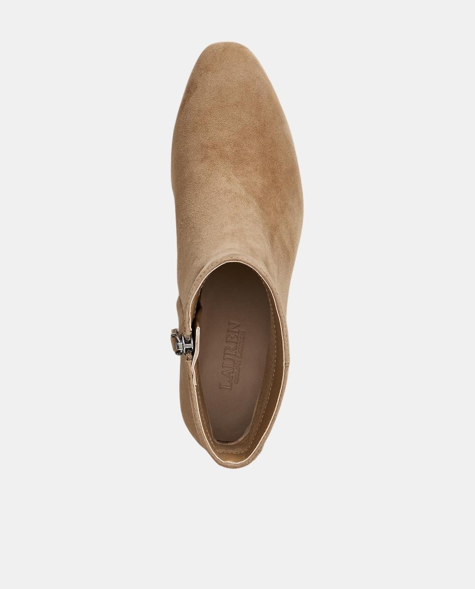 Botins Demi de Camurça Castanho-claro-4