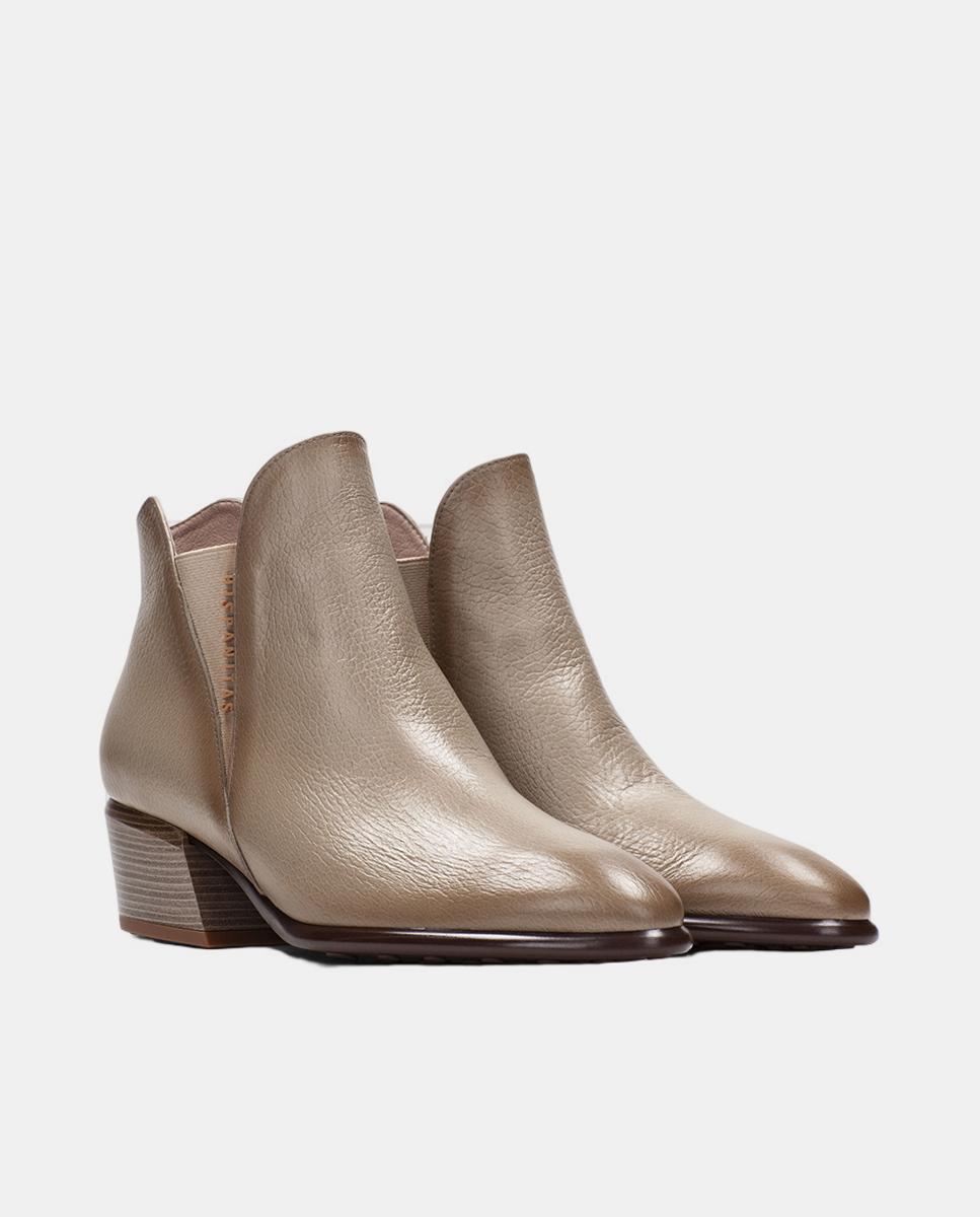 Sapatos Tipo Botins Chelsea Castanho taupe-2