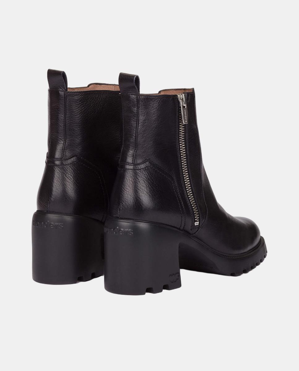 Botins Biker - Preto Preto-3