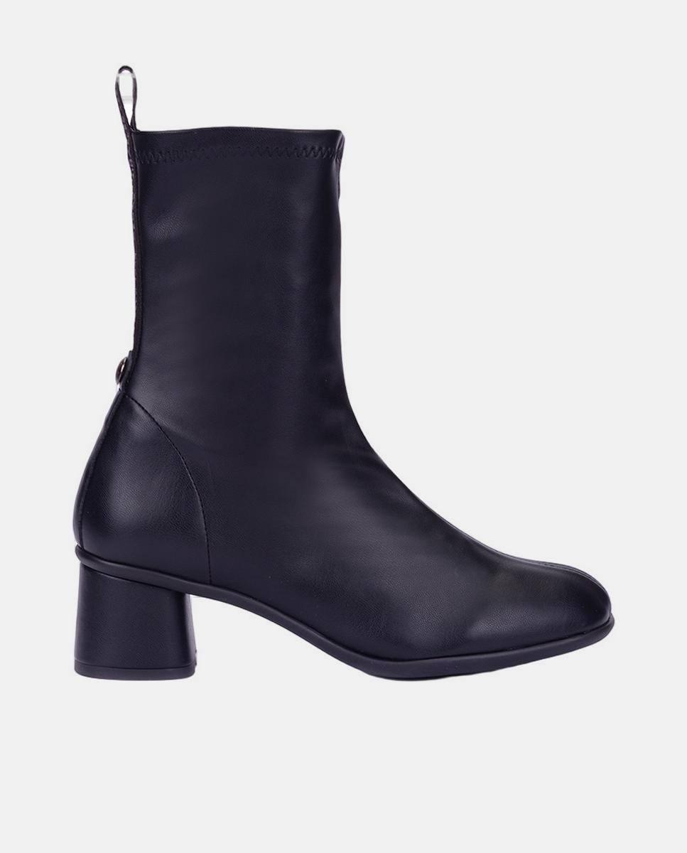 Botines de mujer con tacón bloque - Pedro Miralles - Negro Negro-1