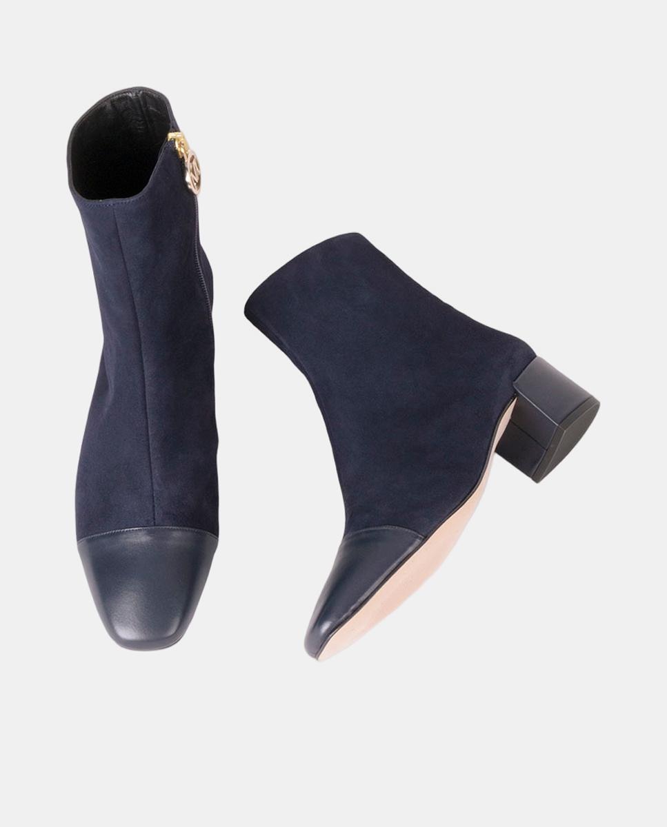 Botins em Pele Azul-marinho-2