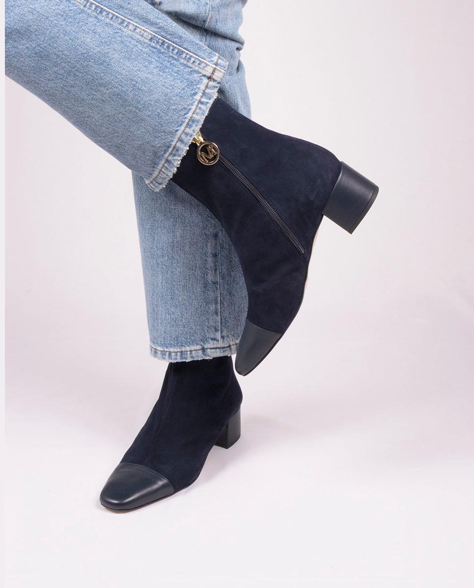 Botins em Pele Azul-marinho-6