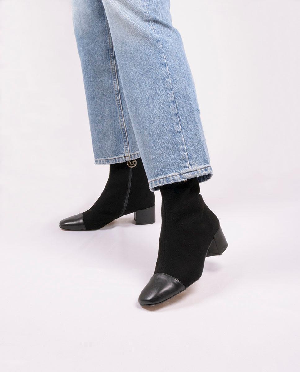 Botins em Pele Preto-6
