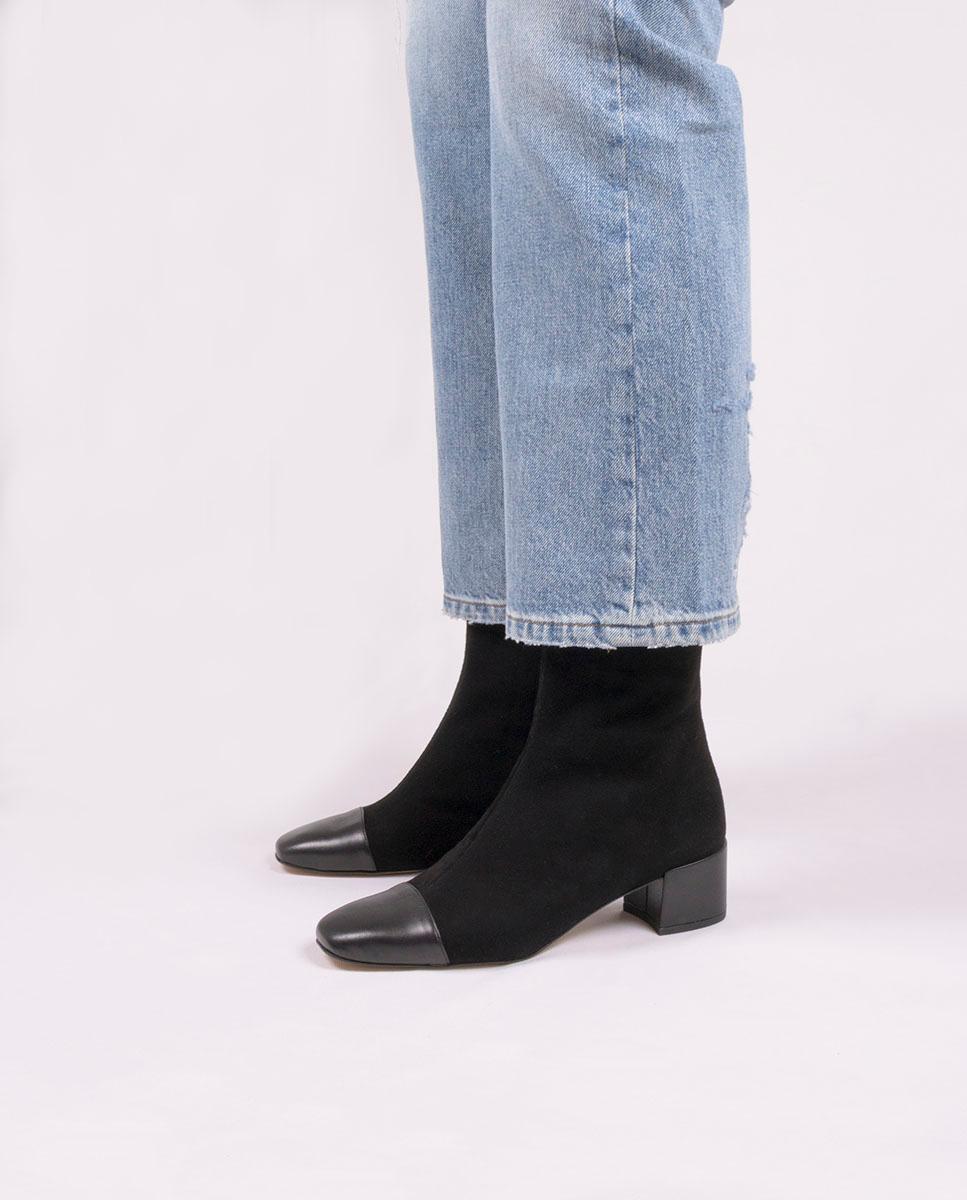 Botins em Pele Preto-7