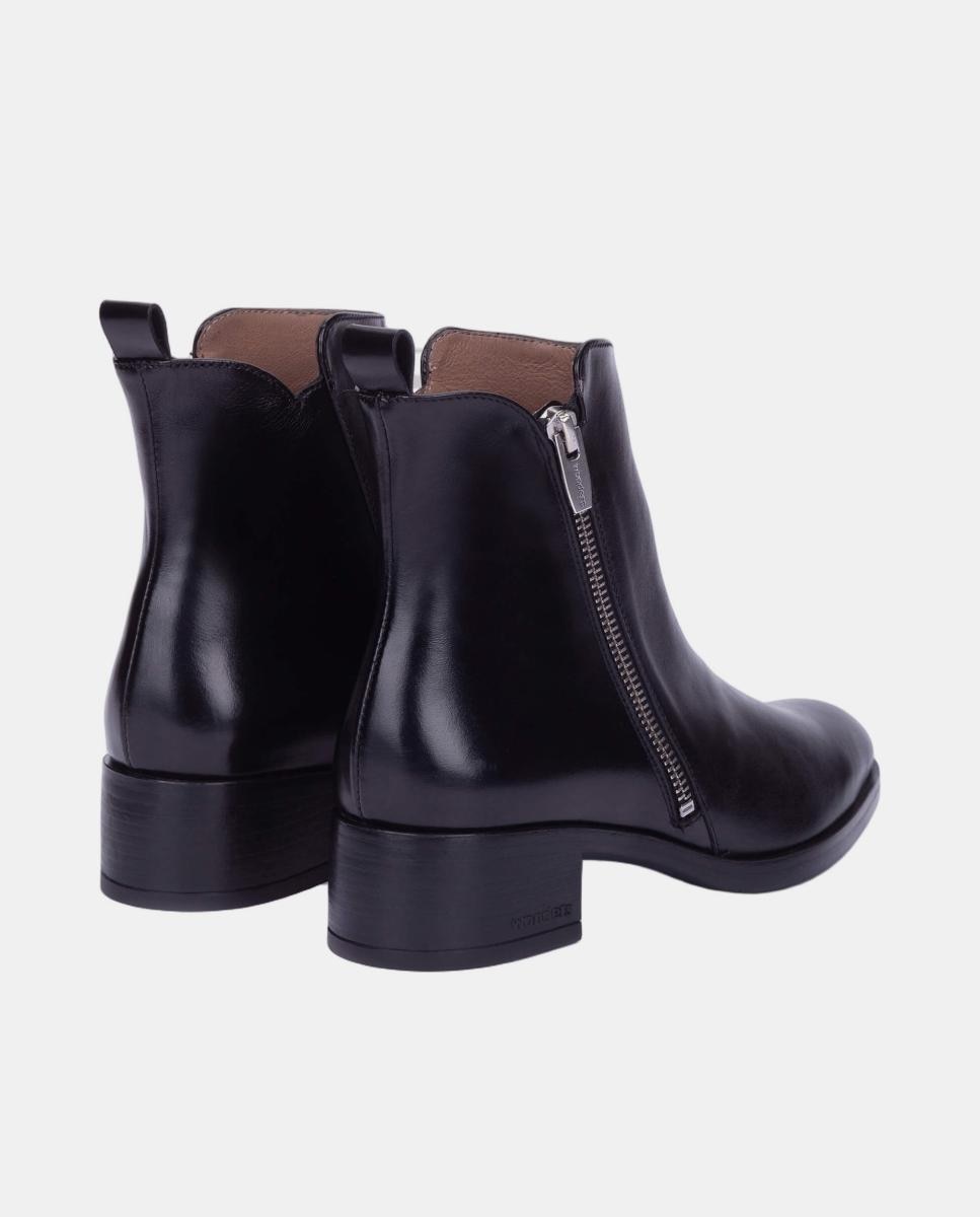 Botins com Fecho de Correr Preto-3