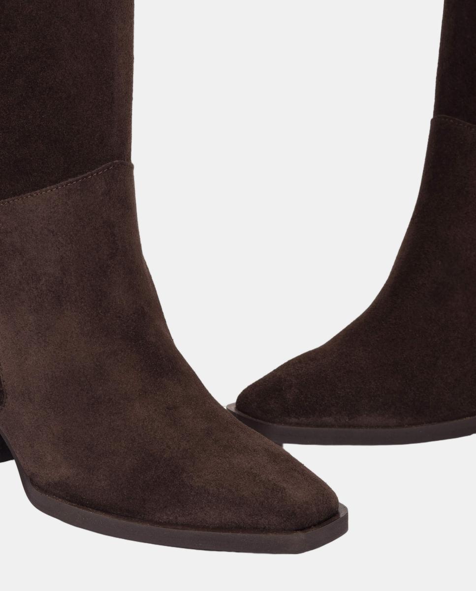 Botins com Franjas Castanho-escuro-4