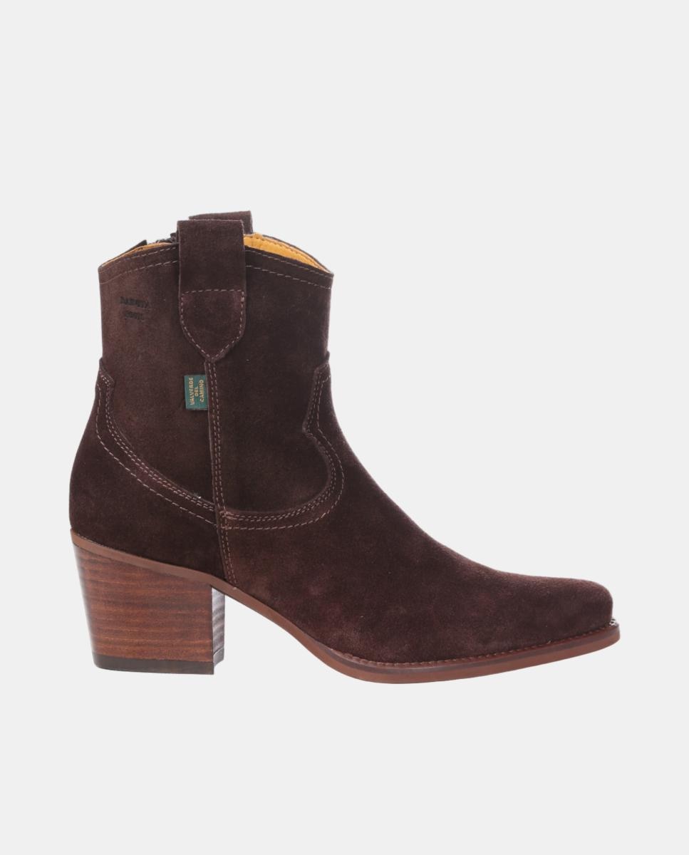 Imagem 0 de Botins Cowboy em Pele com Tacão