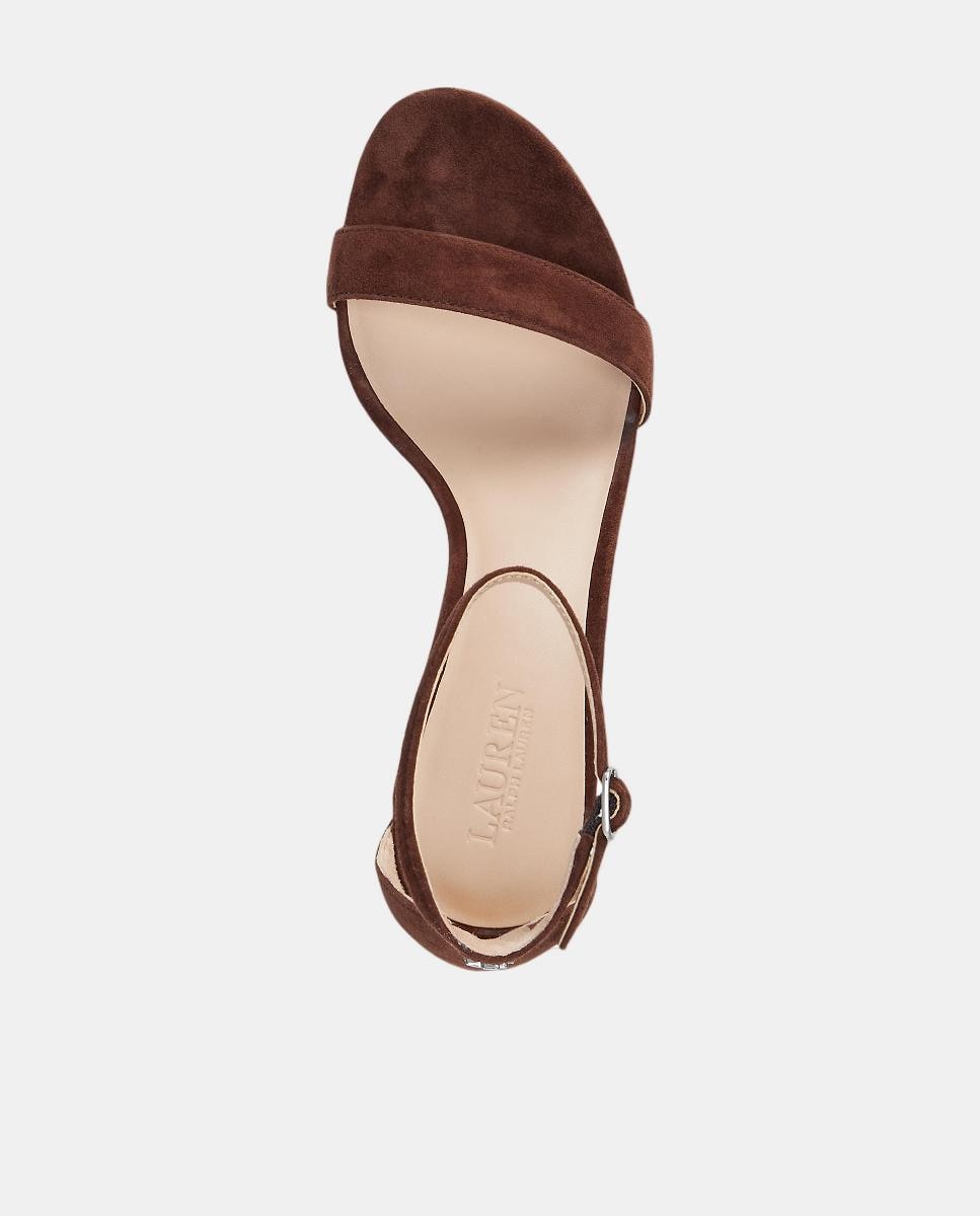 Sandálias Allie de Camurça Castanho-escuro-4