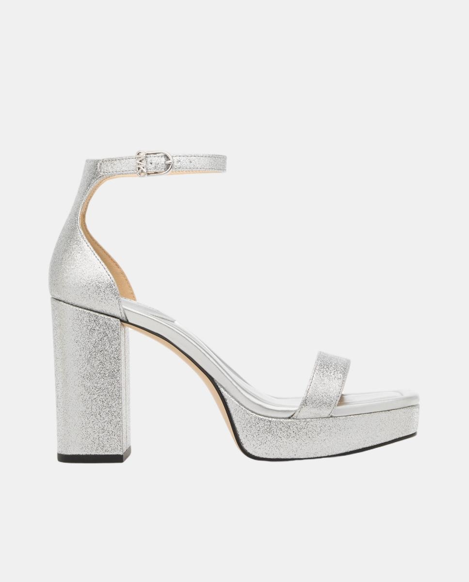 Sandálias de Plataforma Merriam Prata-1