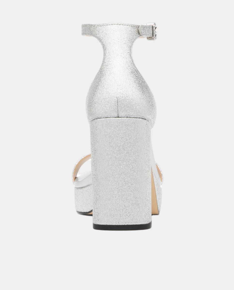 Sandálias de Plataforma Merriam Prata-3