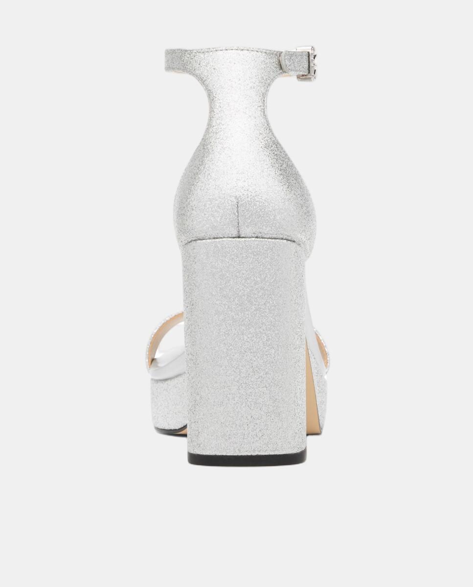 Sandálias de Plataforma Merriam Prata-3