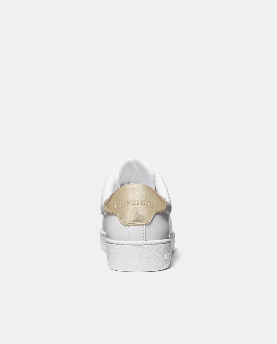 Slip-On com Fecho de Correr Pele Branco-3
