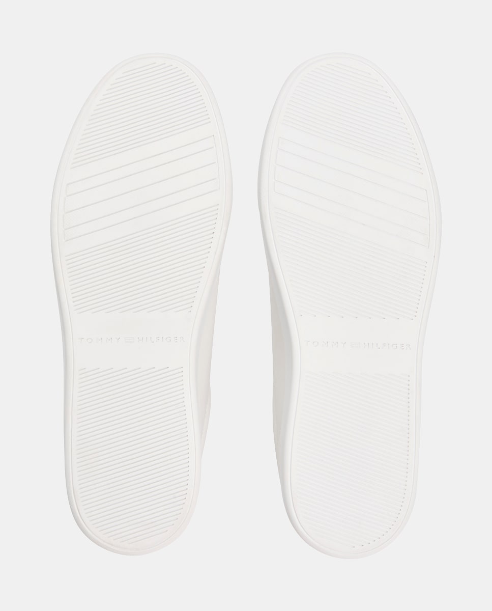 Sapatilhas com Contraste e Logótipo TH Branco-6