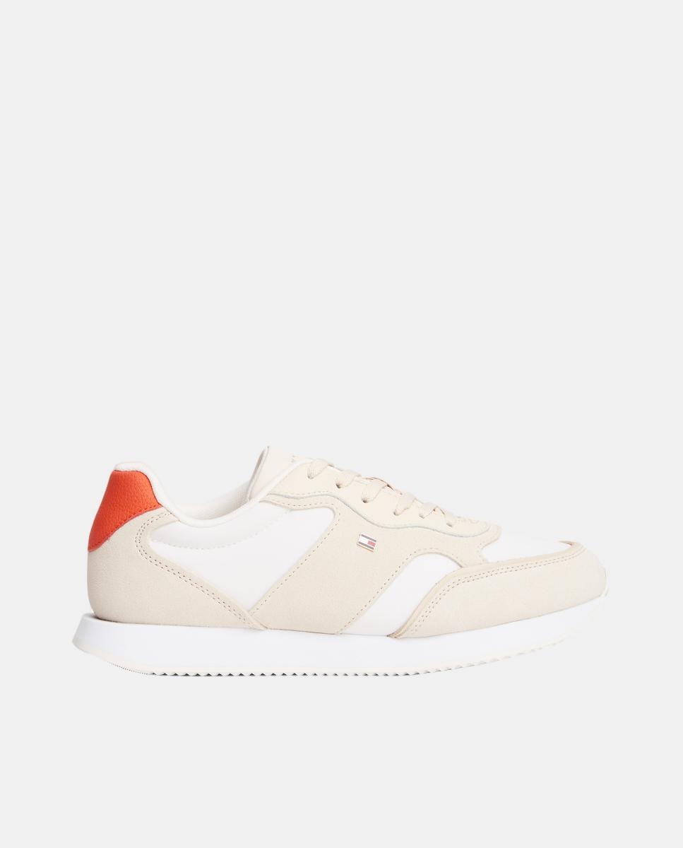 Sapatilhas de Running com Logótipo Bordado Branco-1