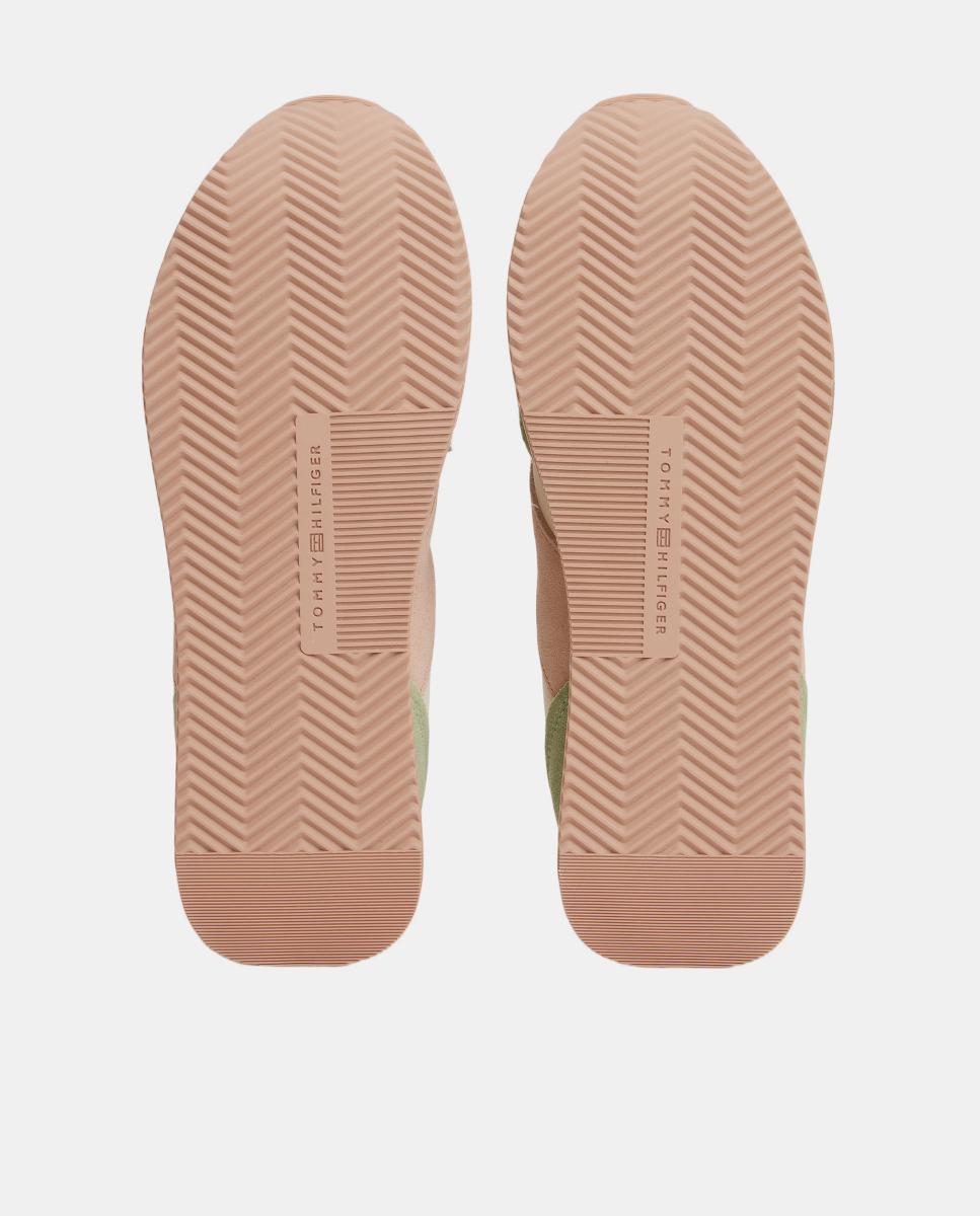 Sapatilhas de Running com Logótipo Bordado Natural-6