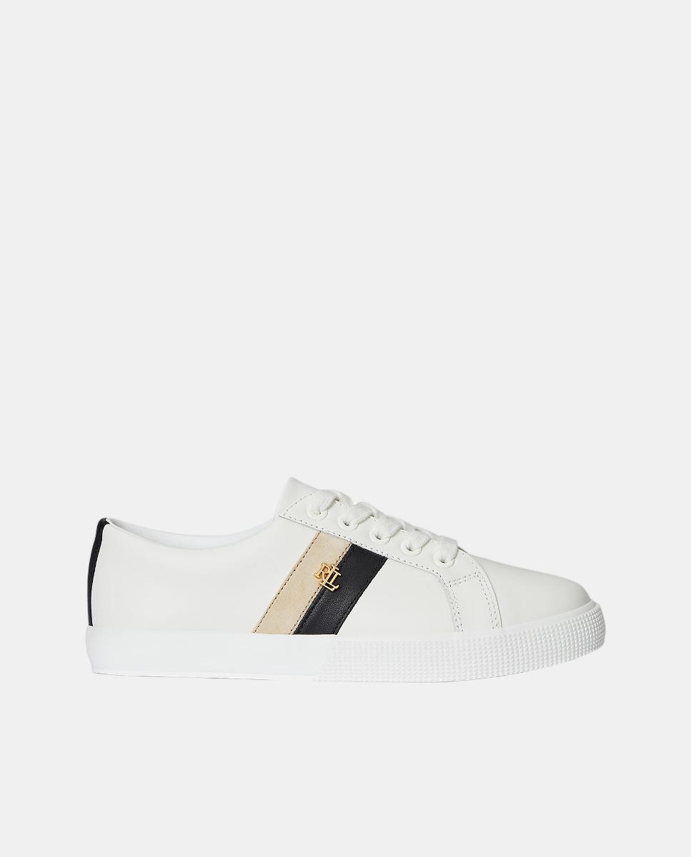 Sapatilhas Janson II em Pele Branco-1