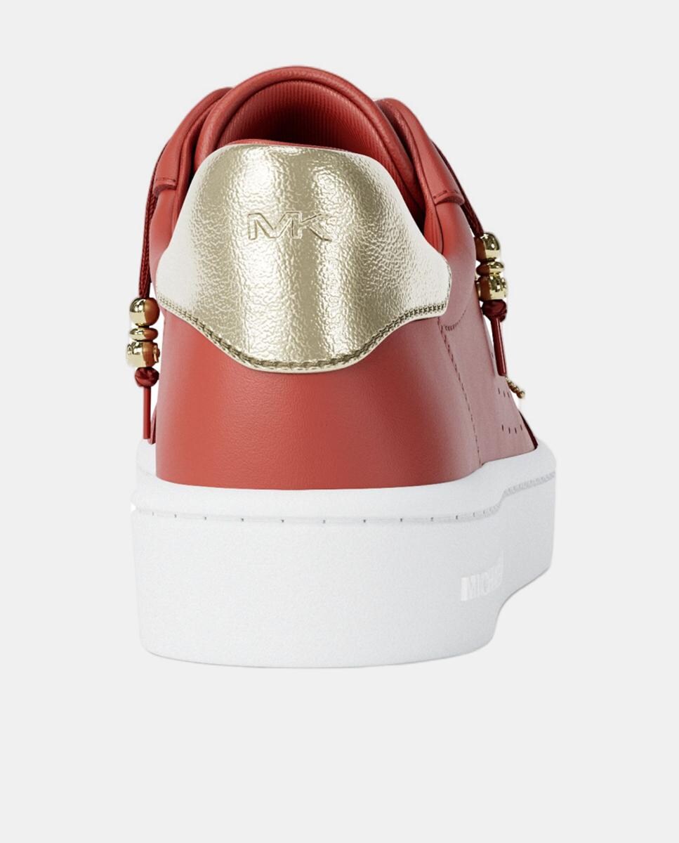 Sapatilhas Scotty Lace Up Vermelho fogo-2