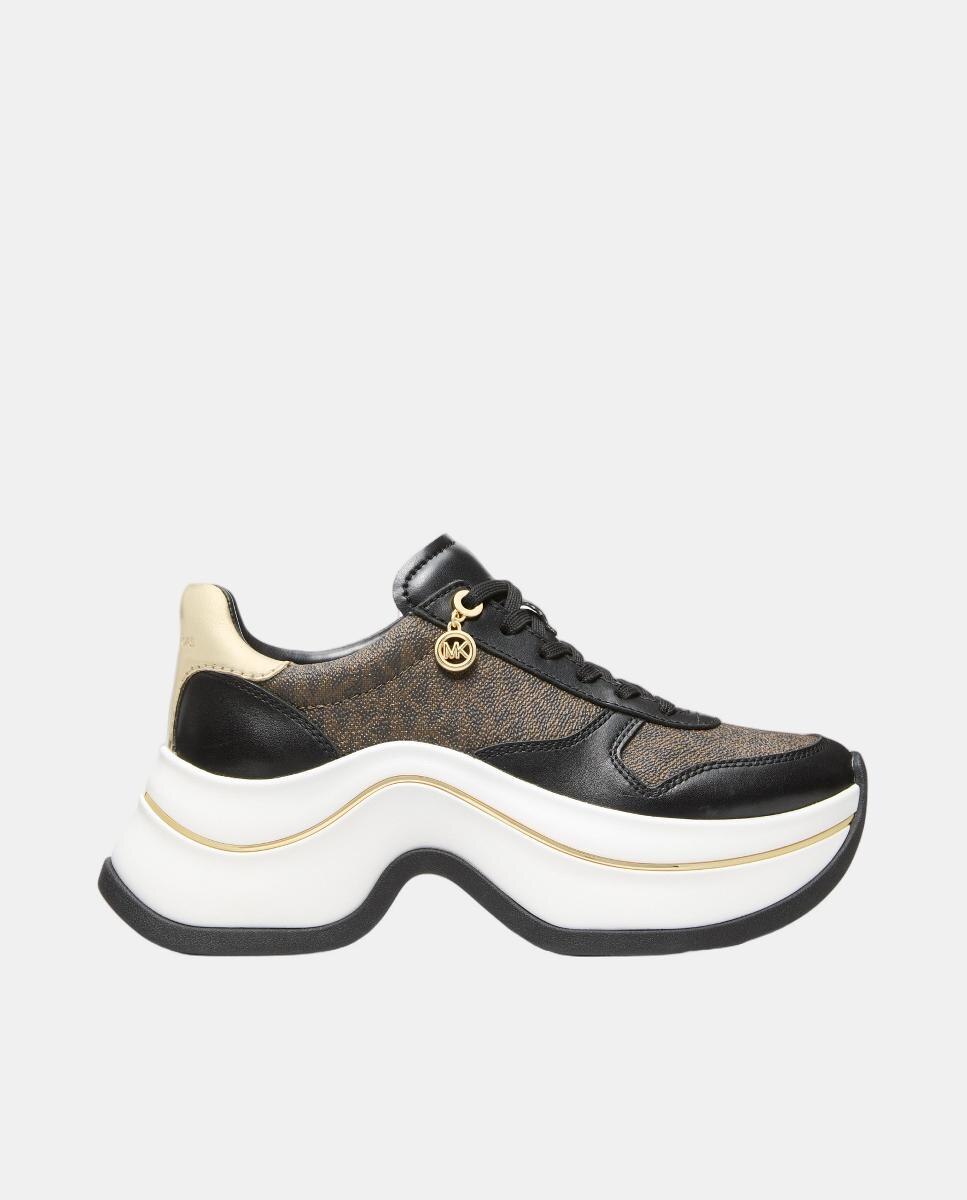 Sapatilhas com Volume Arla Castanho-1