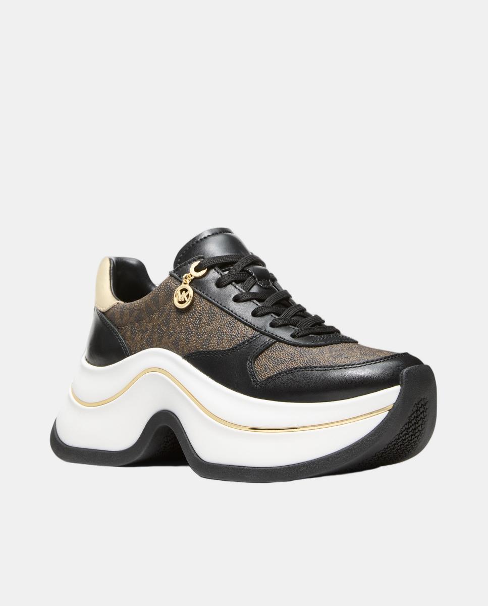 Sapatilhas com Volume Arla Castanho-2