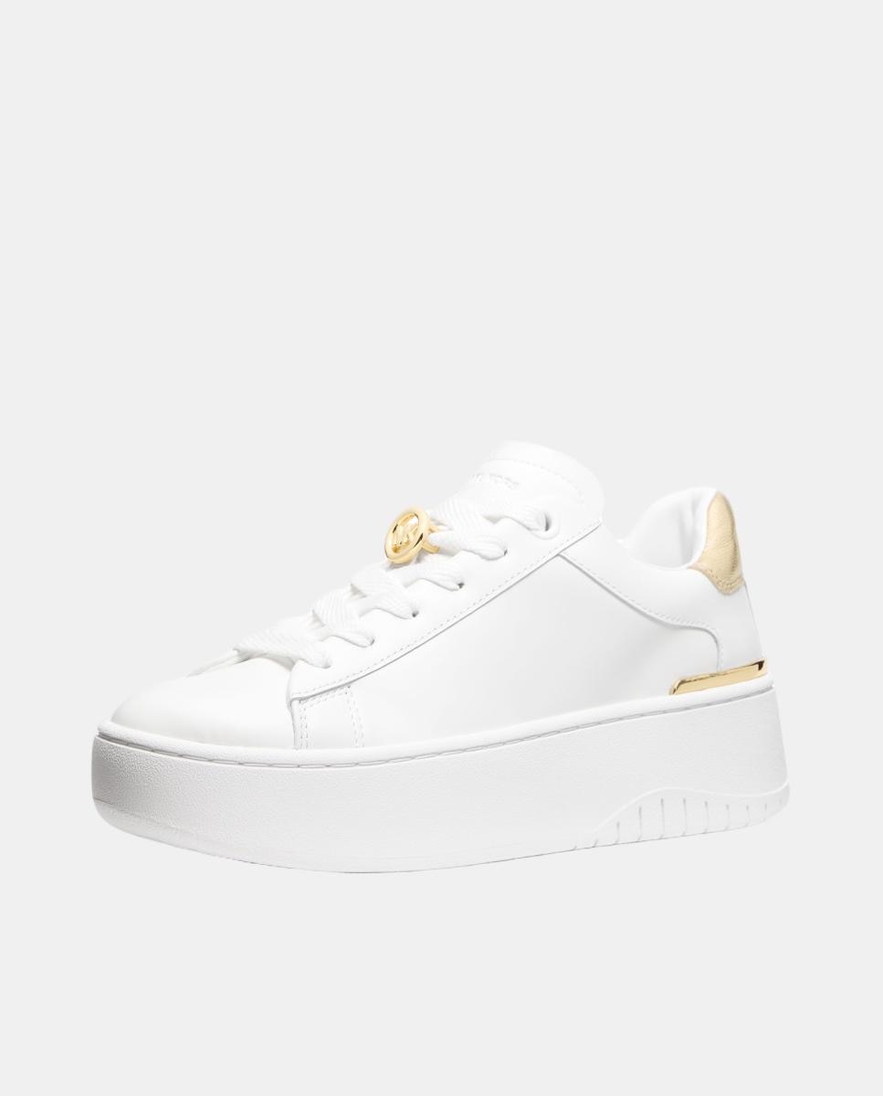 Sapatilhas de Plataforma Dottie Branco-4