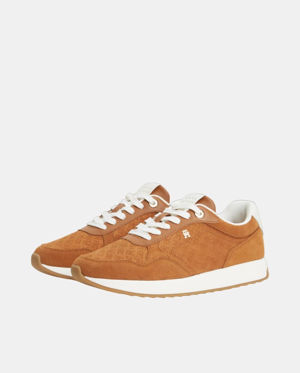 Sapatilhas Runner TH Monogram Castanho-2