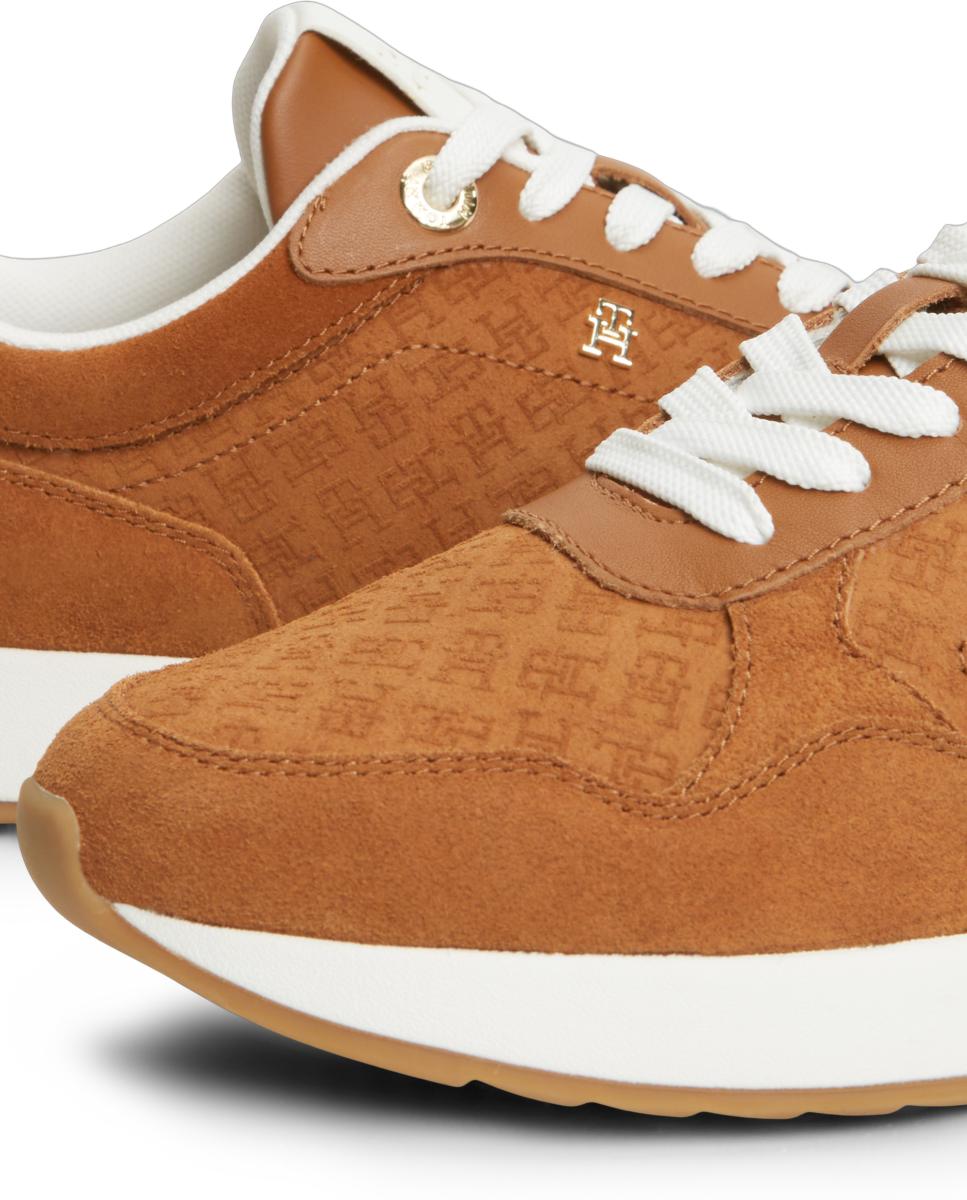Sapatilhas Runner TH Monogram Castanho-5