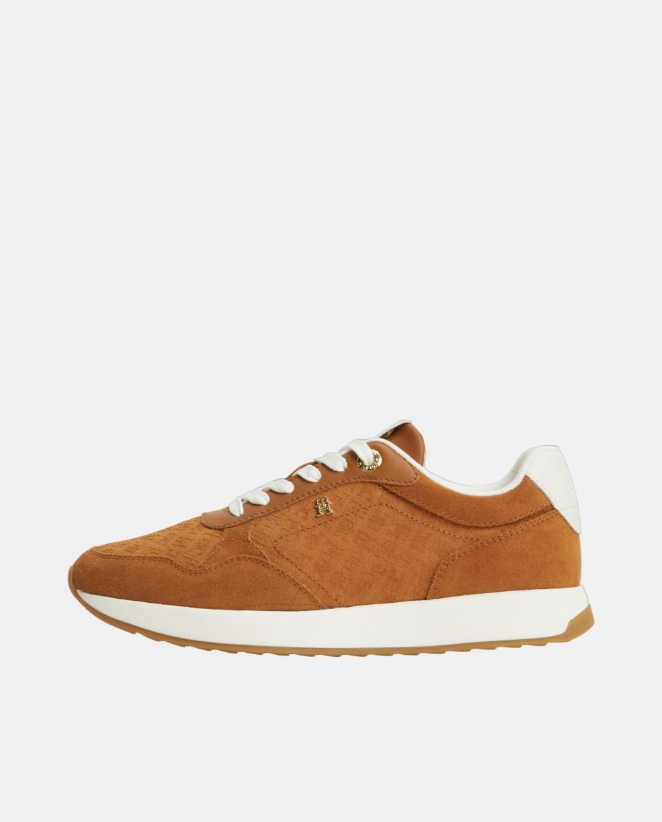 Sapatilhas Runner TH Monogram Castanho-6