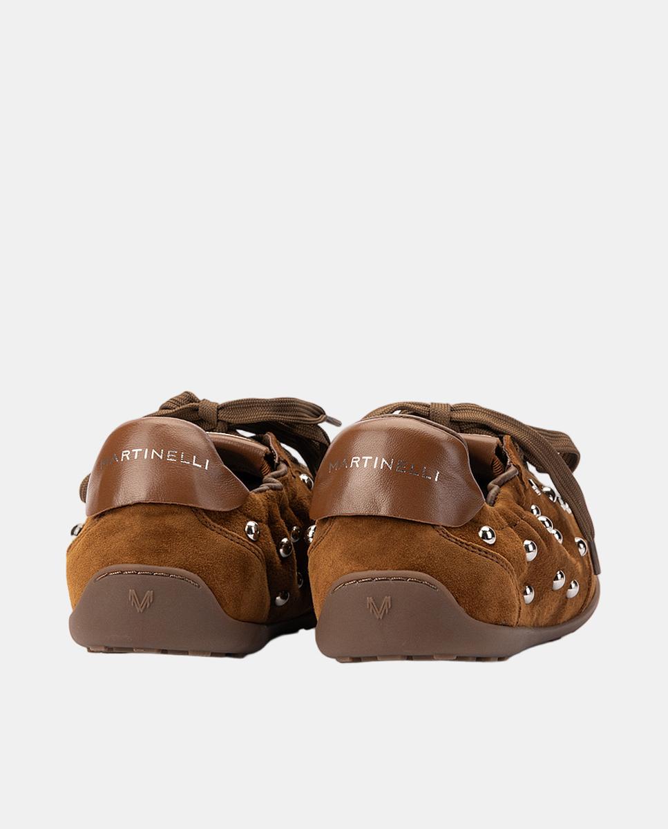 Sapatilhas de Croute com Tachas Couro-4