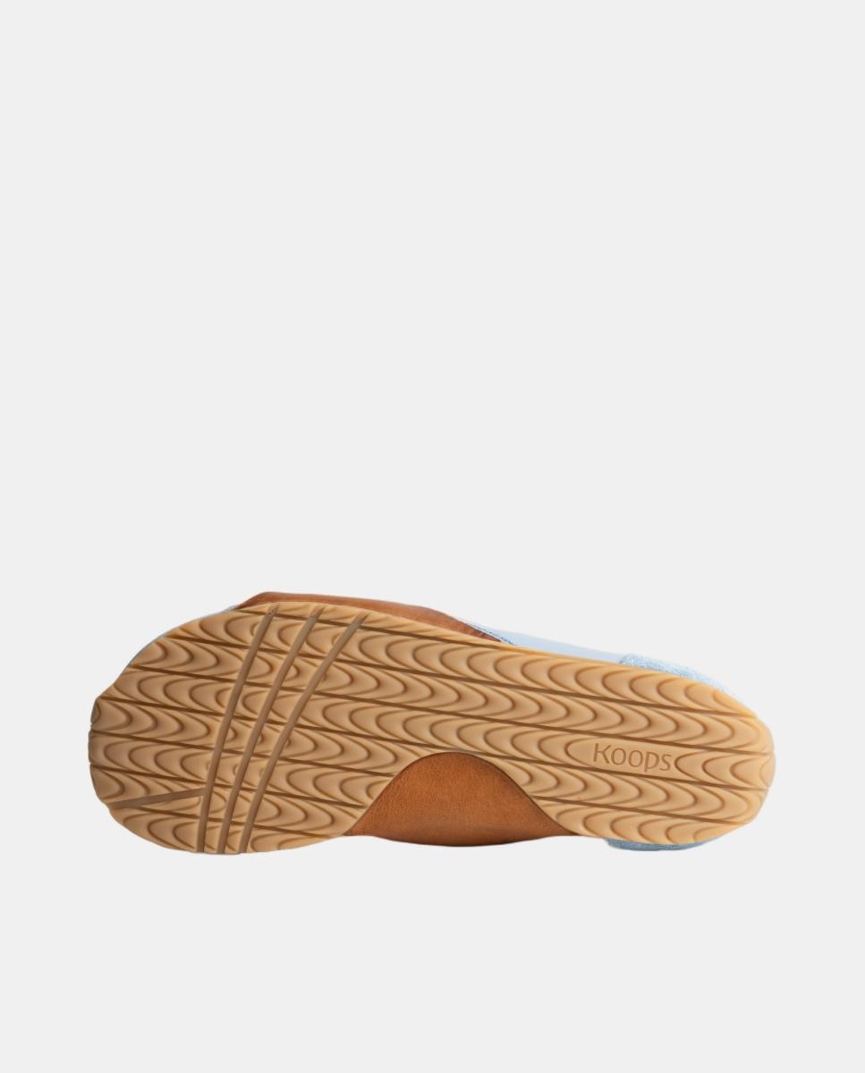 Sapatilhas unisex em pele e sola rasa sem drop. Verde-escuro-5