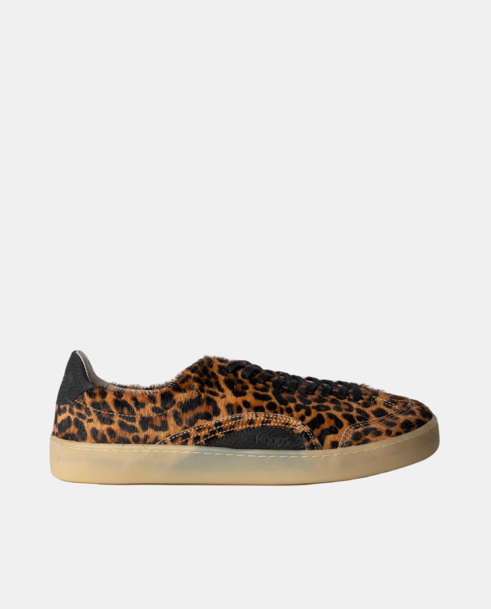 Imagem 0 de Sapatilhas unisex em pele e sola rasa sem drop.