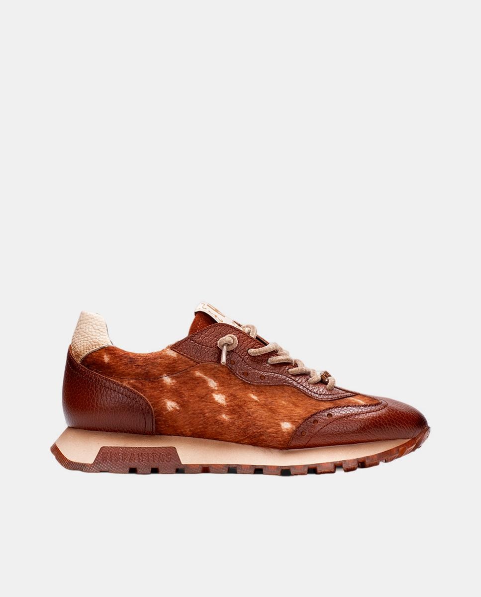 Imagem 0 de Sapatos Tipo Sapatilhas em Pele