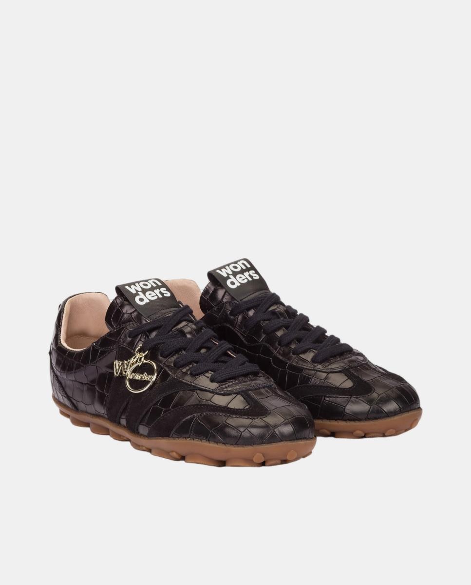 Sapatilhas com Contas Preto-2