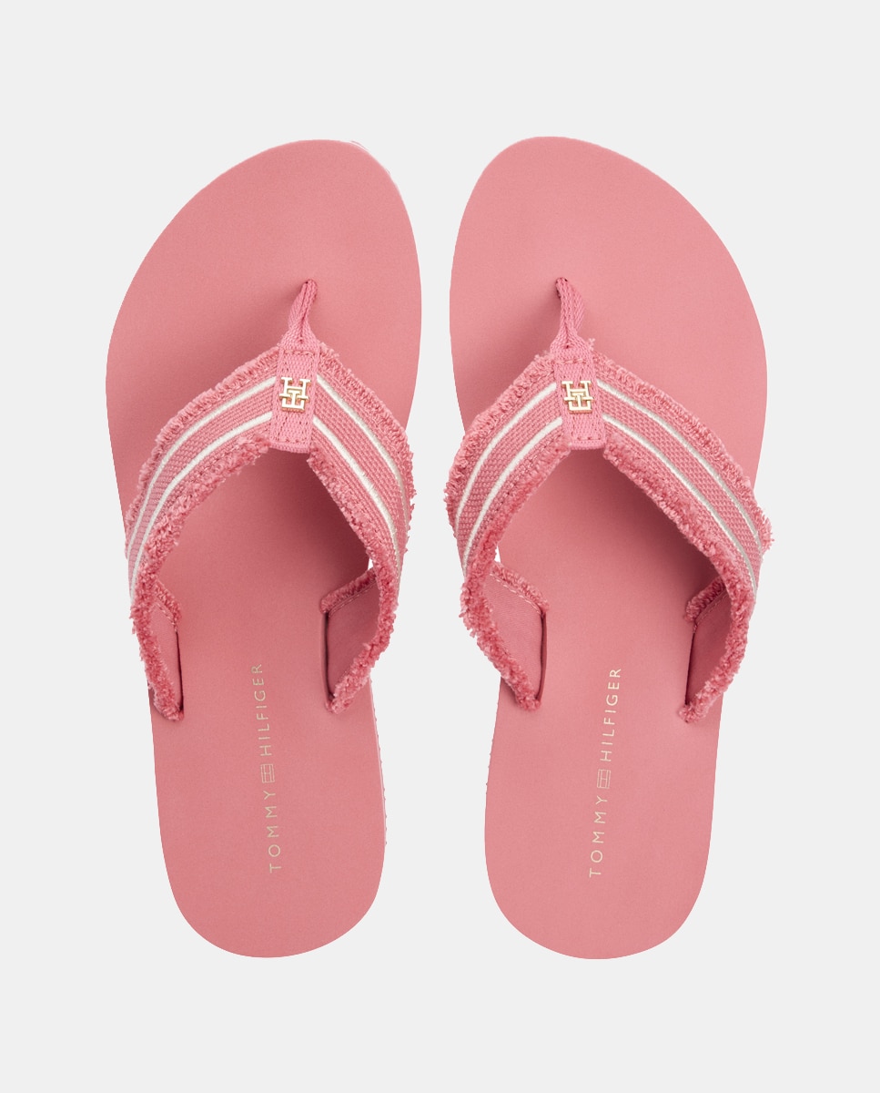 Chinelos de Dedo com Logótipo TH Hardware. Rosa-3