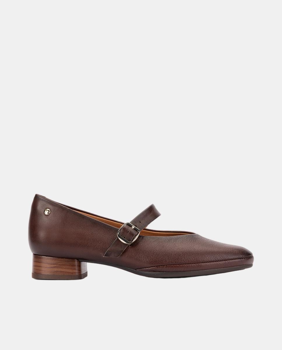 Imagem 0 de Sapatos de Salto para Mulher em Pele com Forma Larga
