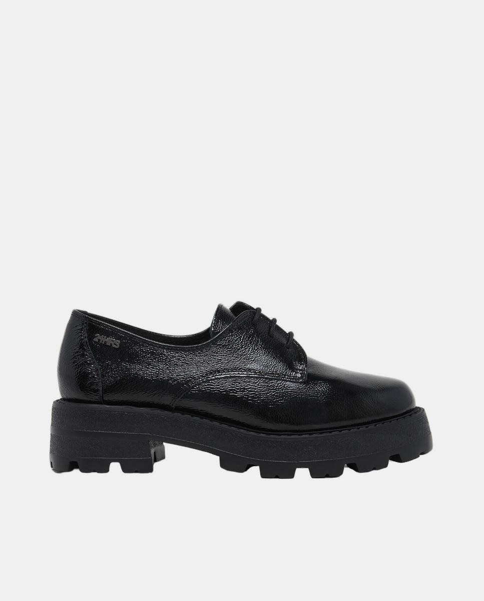 Imagem 0 de Bluchers em Verniz com Sola Track - Preto