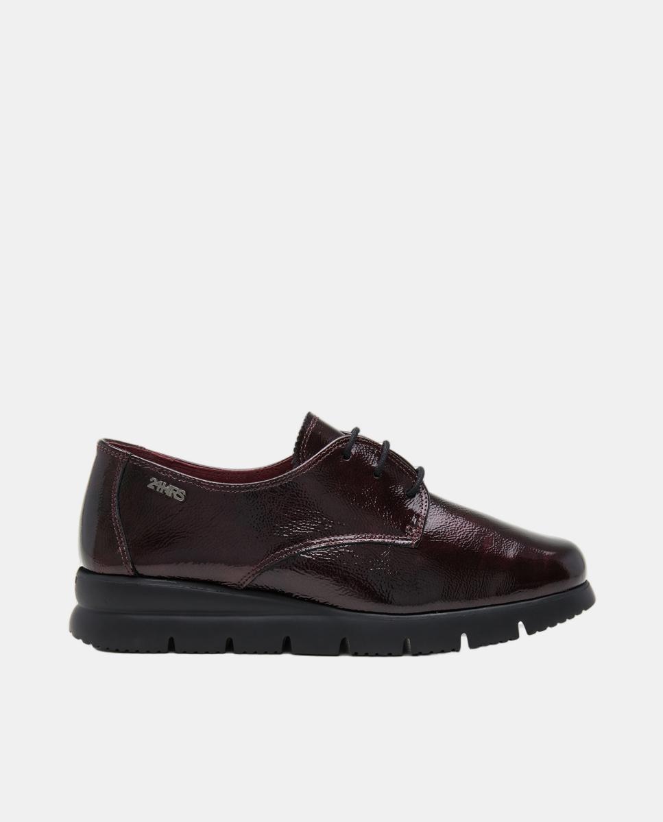 Imagem 0 de Sapatos Tipo Bluchers em Verniz