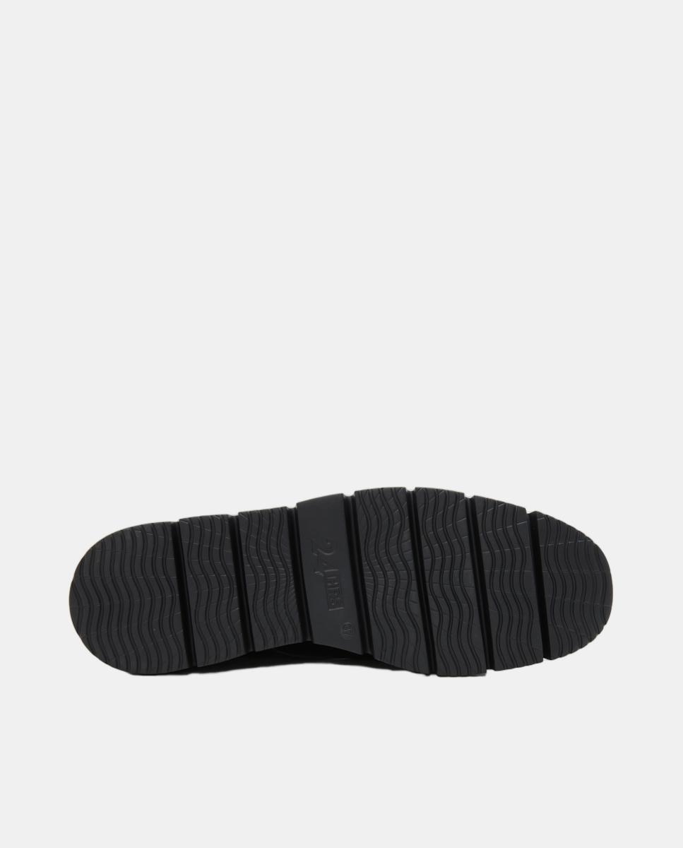 Sapatos Tipo Bluchers em Verniz Preto-4