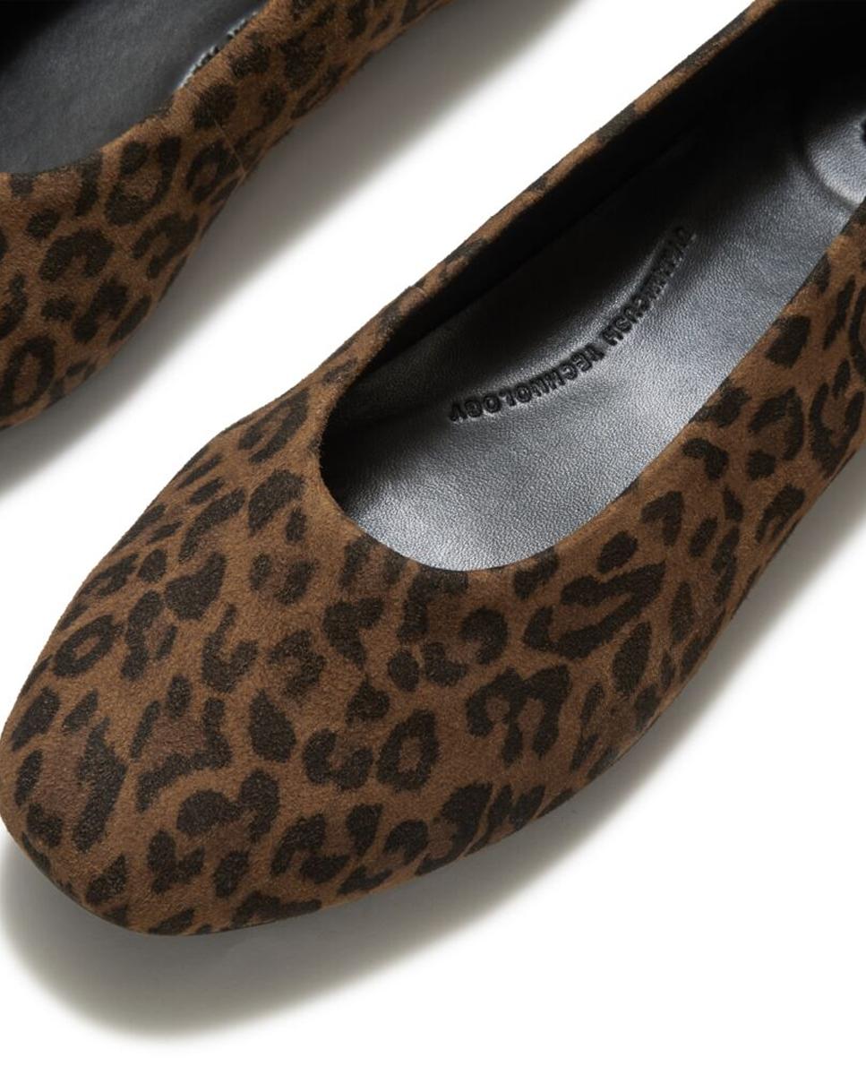 Sabrinas de Camurça Delicato com Animal Print de Leopardo Multicolor-4