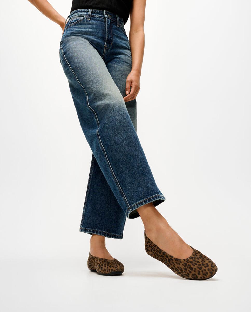 Sabrinas de Camurça Delicato com Animal Print de Leopardo Multicolor-6
